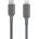 Belkin Boost Charge Smart LED USB-C to Lightning Cable - MFI сертифициран USB-C към Lightning кабел за Apple устройства с Lightning порт (120 см) (сив)