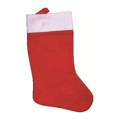 Anděl Přerov Punčocha mikulášská 43 cm červenobílá