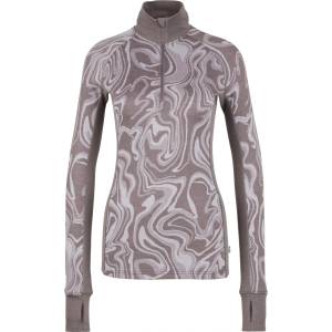 Stoic Дамско мериносово термобельо Stoic Women's Merino225 StensundSt. Half Zip Merino shirt - Dark Purple / Multi - размер XXL (916-5284-0116)