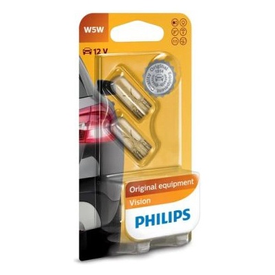 Philips Крушка, мигач philips w5w, 12v, 5w, 2 бр