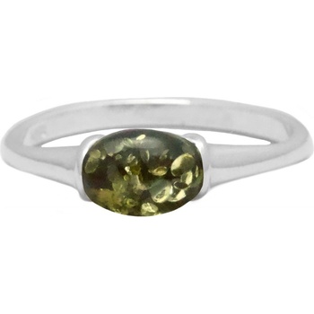 jantario Jantárový prsteň Milena zelený 660336