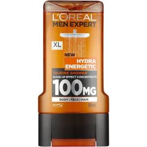 L'Oréal Men Expert Hydra Energetic Taurine Shower 100mg Душ гел с таурин за тяло, лице и коса 300мл