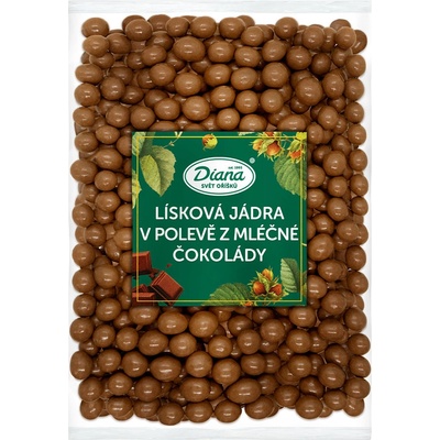Diana Company Lieskové jadrá v poleve z mliečnej čokolády 1000 g