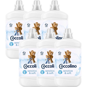 Coccolino Sensitive Pure Rinse Concentrate 476 измиване 6x1700ml (8720181410673)
