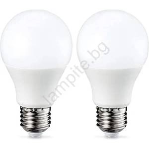  К-кт 2бр. , led крушки e27/9w/230v 2700k (p5306)