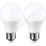  К-кт 2бр. , led крушки e27/9w/230v 2700k (p5306)