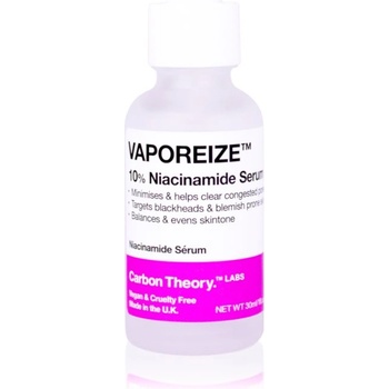 Carbon Theory Vaporeize 10% Niacinamide Serum серум за лице с ниацинамид и цинк 30ml