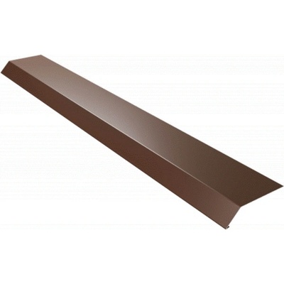 Eurovent Eaves Plank Okapní plech 45 x 110 x 2000 mm hnědá 1 ks