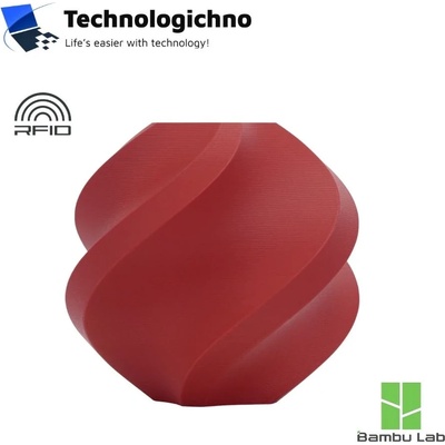 Bambu Lab PLA Matte Bambu Dark Red Refill No Spool (A01-R4-1.75-1000-SPLFREE)