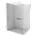 Mexen Kioto+ L душ панел с рафт Walk-in 120 x 200 см, прозрачен, хром - 800-120-123-01-00 (800-120-123-01-00)