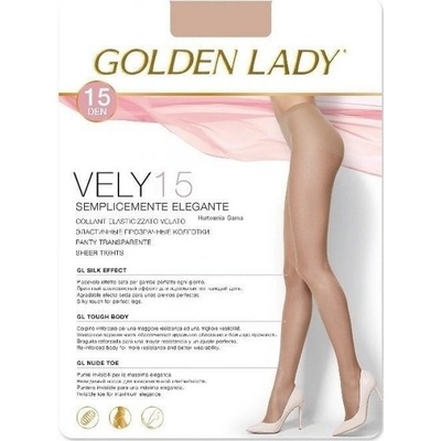 Golden Lady Vely 15 DEN černá