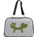 United Pets Транспортна чанта за куче или котка, черно-зелена (TP1551NV)