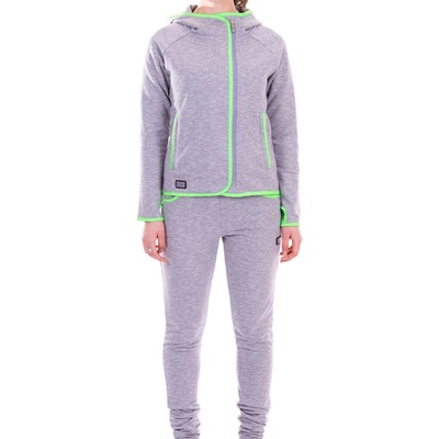 S-line ДАМСКИ ЕКИП element full zip - Сив меланж/зелен елемент Сив меланж/зелен елемент xl