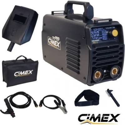 CIMEX Инверторен електрожен CIMEX MMA-200 с Lift Tig функция и LED дисплей/ 200A (MMA-200)