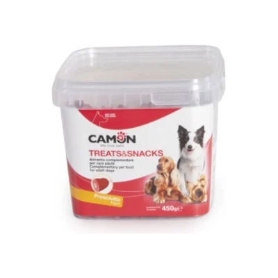 Camon Hаm Bone Snack Box - деликатесн лакомство със шунка за кучета 450 гр