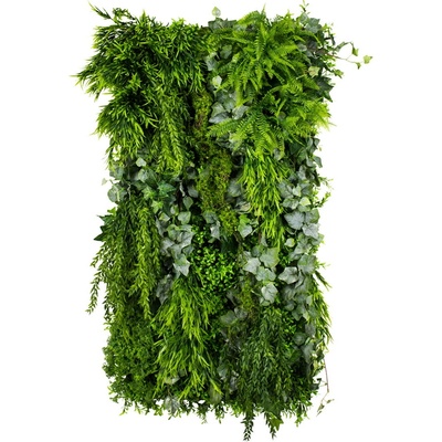 Vertikální zahrada z umělých rostlin STUDIOGREEN model 13, 50x100cm