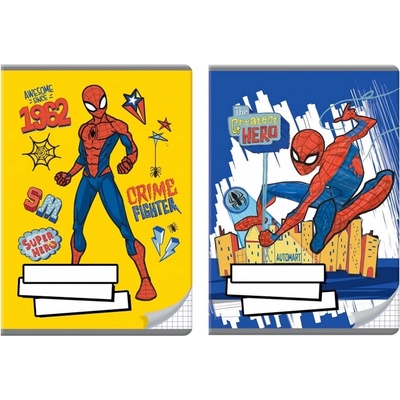 BENIAMIN Sešit A5 Spiderman čtverečkovaný sada 2ks