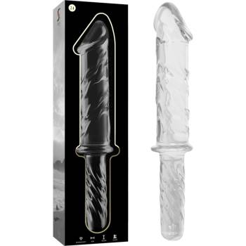 Image 1 of IBIZA Nebula Model 24 Dildo Borosilicate Glass 28.5x5cm Clear