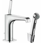 Hansgrohe Едноръкохватков смесител за умивалник Hansgrohe Axor CitterioE с хигиеничен душ (36130000)