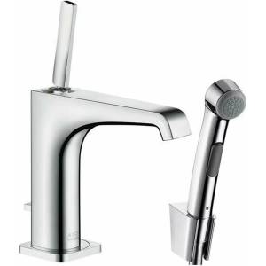 Hansgrohe Едноръкохватков смесител за умивалник Hansgrohe Axor CitterioE с хигиеничен душ (36130000)