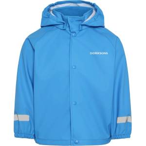 Didriksons Детско водоустойчиво яке Didriksons Kid's Slaskeman Jacket 2 Waterproof jacket - Sharp Blue - размер 110 (703-6737-0314)