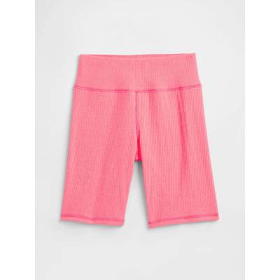 Gap dívčí žebrované biker shorts růžová