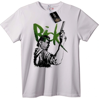 NOONEBRAND Тениска Rick с пистолет - M, Black