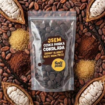 Svět plodů Hořká 70% 0,5 kg