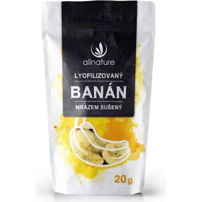 Allnature Banán mrazom sušený 20 g