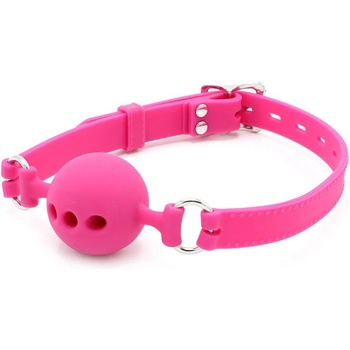 Image 1 of Kiotos Silicone Ball Gag with Holes Pink