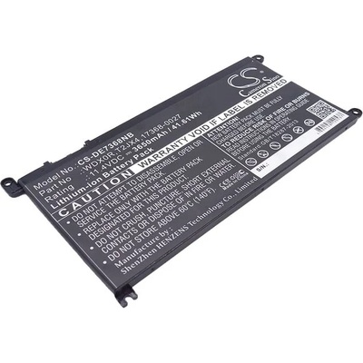 Батерия за Dell Inspiron 13, 14, 15, 17, Vostro 14, 15, 3650mAh, Li-ion (CS-DE7368NB)
