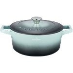Swiss Haus Тенджера Swiss Haus SH-ZC24G, 24х11 см, 4.2 л, Sapphire-керамично покритие, Фурна до 220°C, Индукция, Тюркоаз (SH-ZC24G)
