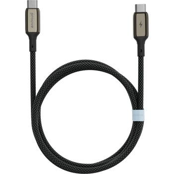 Proove DENSE METAL USB-C/USB-C кабел, 3A/60W, 480Mbps, 1m, найлон/цинкова сплав (CCDM60002201)