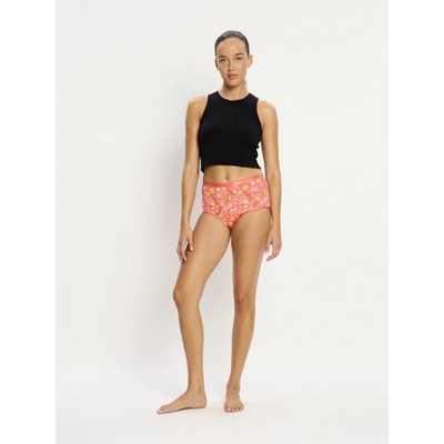 Modibodi Менструални бикини Modibodi SmileyWorld Classic Full Brief Super Overnight Boho Coral Modibodi | Cherven Mnogotsveten | ЖЕНИ | XS