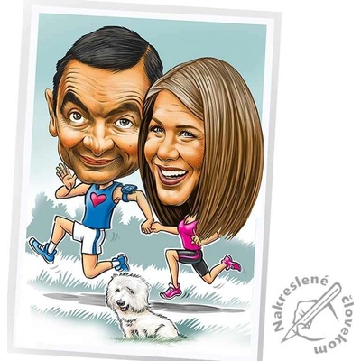 VIKTORIO Karikaturista na svadbu, oslavu, ples, firemný event 4 hodiny Rozmer: A3 (29,7x42cm)