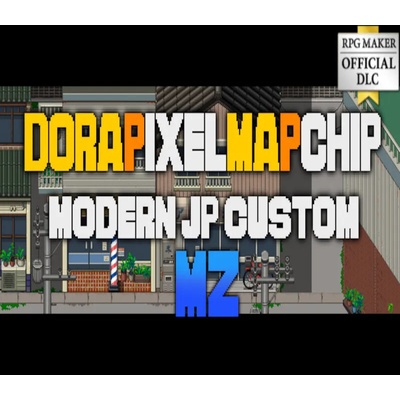 RPG Maker MZ - DorapixelMapChips - Modern JP