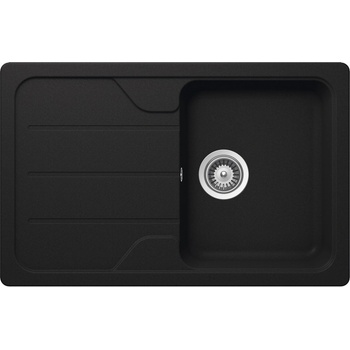 Teka Simpla 45 S-TG 1B 1D metalická čierna