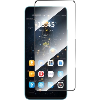 Удароустойчив стъклен протектор за екран марка Enkay за HONOR 200 Smart 5G - с черна рамка