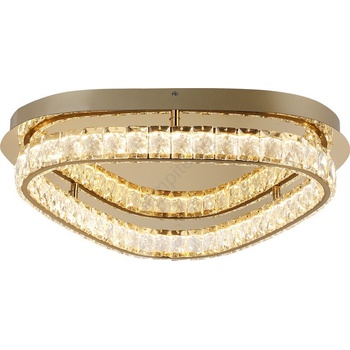 LUXERA 46150 - led таванен плафон mist led/32w/230v 4000k златист (46150)