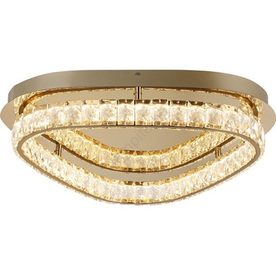 LUXERA 46150 - led таванен плафон mist led/32w/230v 4000k златист (46150)