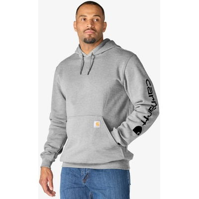 Carhartt Iconic K288 Logo Sweatshirt heather gray/black
