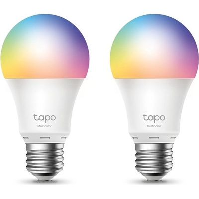 TP-Link Tapo L530E Smart žárovka E27, 8,7 W vícebarevná RGB 2 ks – Zboží Dáma