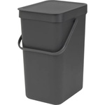 Brabantia Кош за смет за разделно събиране Brabantia Sort&Go 12L, Grey (647670)