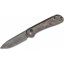 CIVIVI Button Lock Elementum CF/Damascus