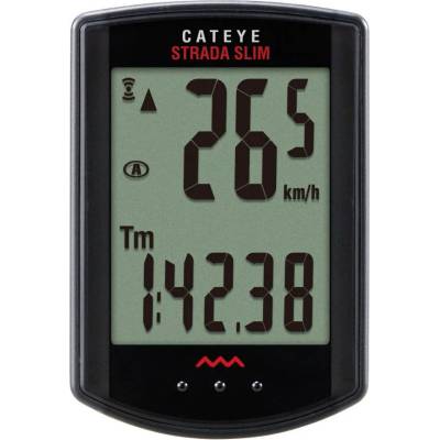 Computer Cateye Strada Wireless - MTB, RD310W barva černá