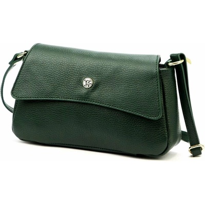 Gregorio dámska kožená kabelka 1746 DOLLARO Postbag Dark Green
