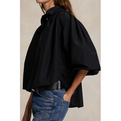 Ralph Lauren Блуза Polo Ralph Lauren дамска в черно с изчистен дизайн 211971508 (211971508)