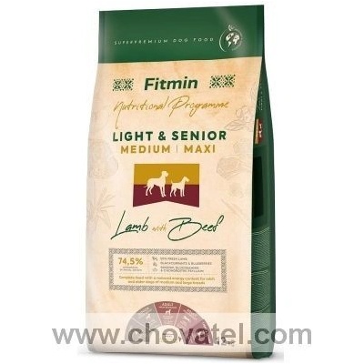 Fitmin Senior & Light Medium & Maxi Lamb & Beef 3 x 12 kg