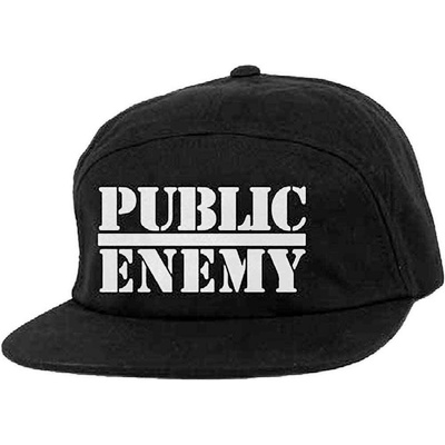 Public Enemy Logo Čierna