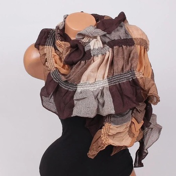 Image 1 of Дамски шал в кафявата гама